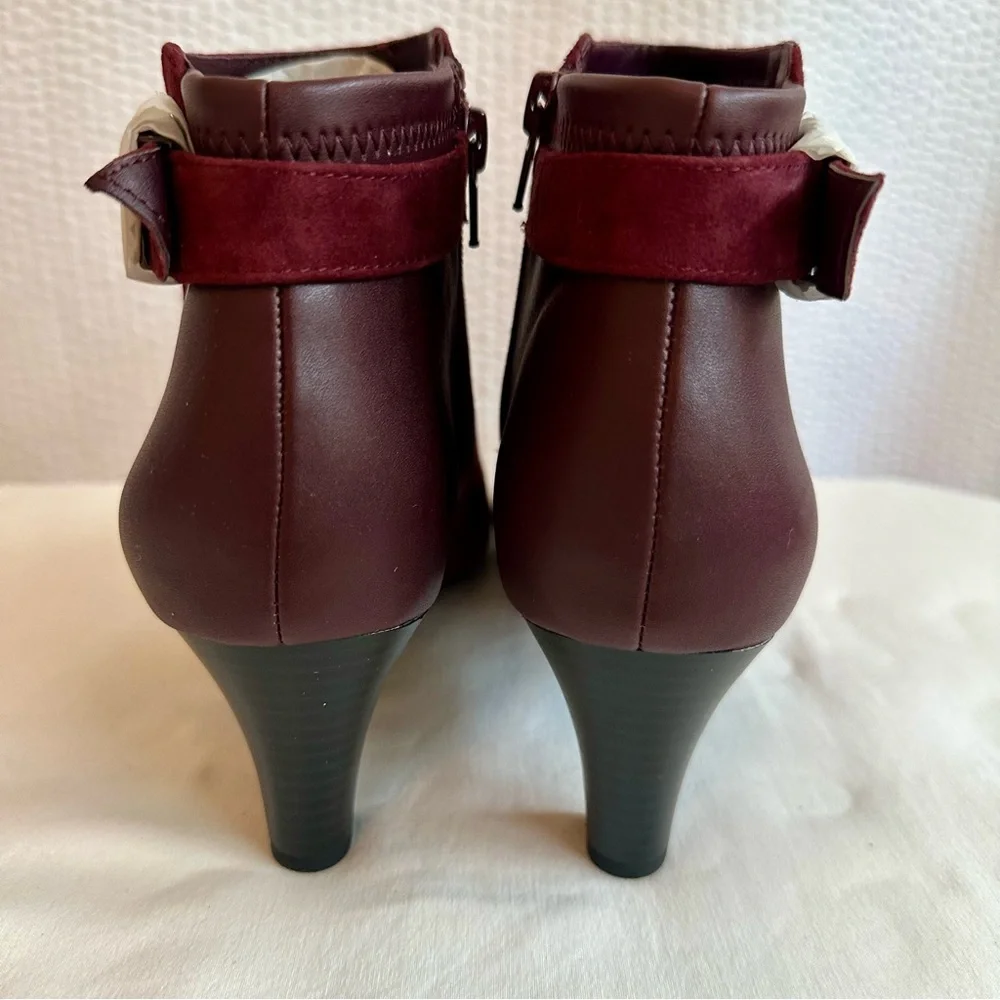 Alfani burgundy suede